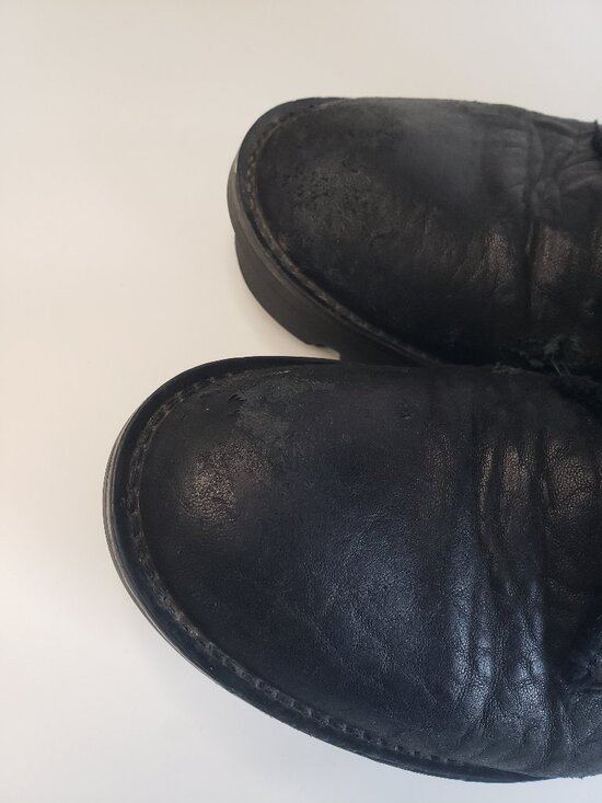 Fluevog ATV Defender Black Platform Lace-Up Women's Moto Festival Boots - Picture 4 of 16